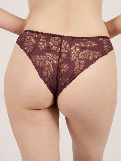 GINA BRIEFS BURGUNDY