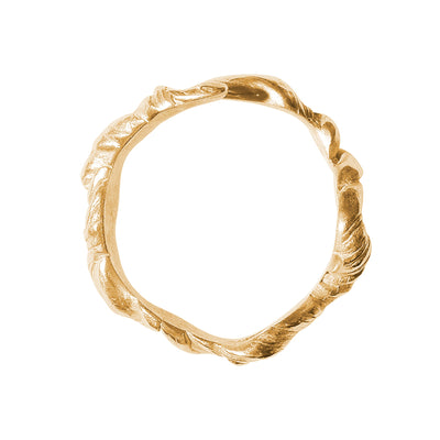 BORN BY THE SEA RING GOLD PLATED