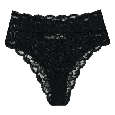 Underprotection high briefs i farven sort lavet af genanvendt polyamid